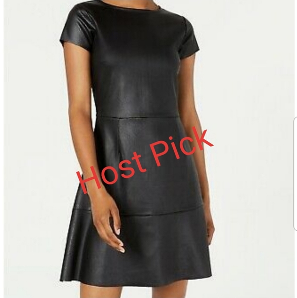 rosie harlow Dresses & Skirts - 🎉HP🎉🆕️Rosie Harlow faux leather dress